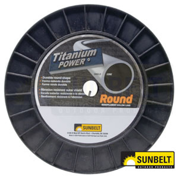 Titanium Power Trimmer Line, .095" round, A-B135095