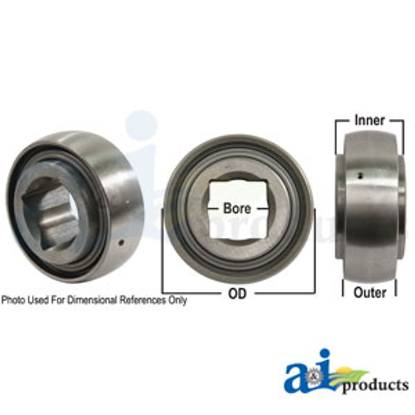 Disc Bearing; Spherical, Square Bore, Pre-Lube