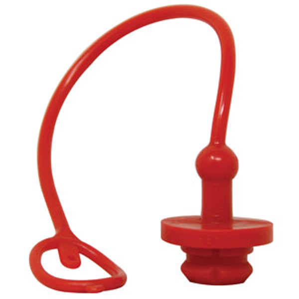 Dust Plug, 1/2", Red