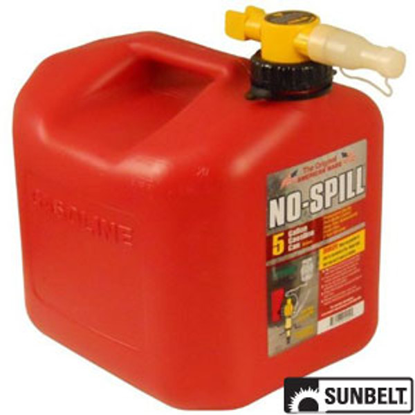Fuel Can, No-Spill CARB Gas Can (5 gallon)