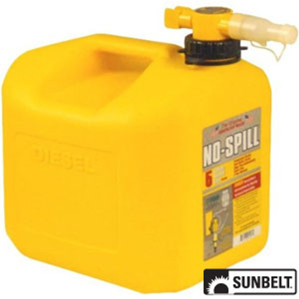 Fuel Can, No-Spill CARB Diesel Can (5 gallon)