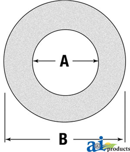 Friction Disc/Clutch Lining, 6.38" O.D., 3.35" I.D.