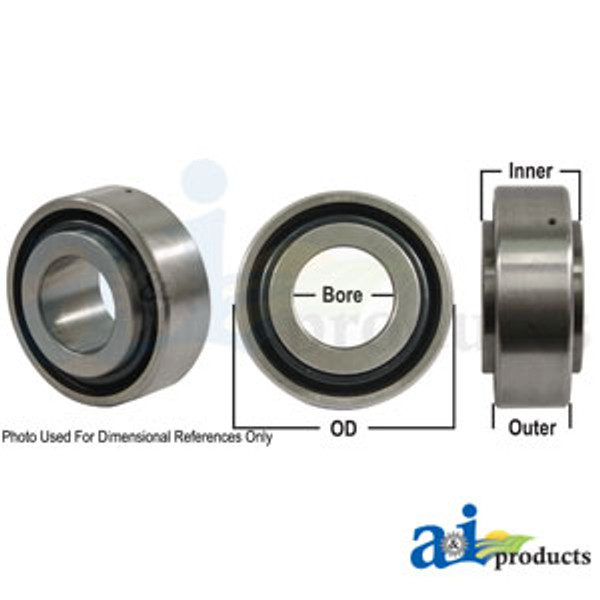 Disc Bearing; Cylindrical, Round Bore, Re-Lubricatable