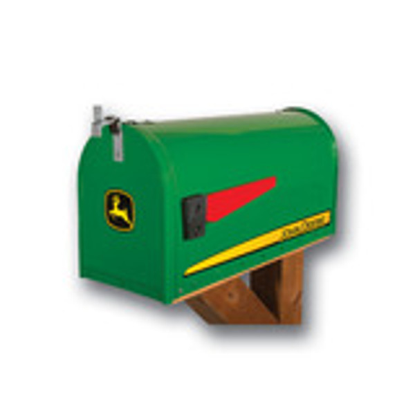 Modern John Deere Stripe Mailbox