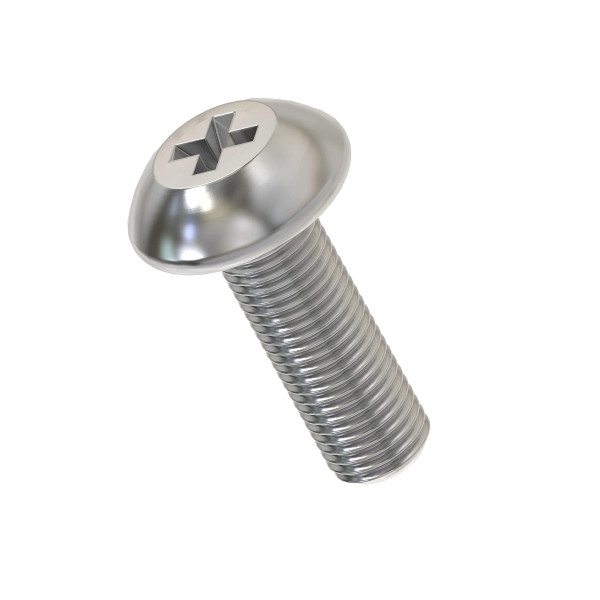 R50641: Truss and Button Head Round Screw, M6 X 21