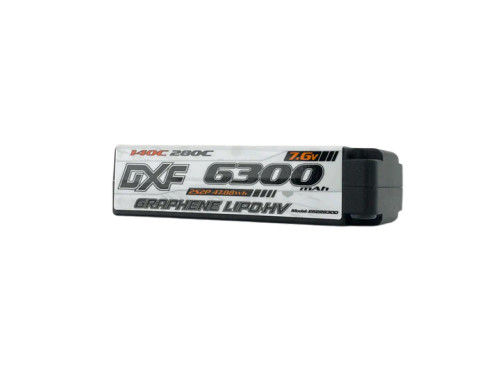 DXF 7.6V 6300mAh Platinum Shorty 140C HV LiPo