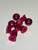 M4 Lock Nut Flanged Aluminum Pink (10)