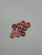 4-40 Lock Nut Red Aluminum 1/4 Hex (10)