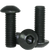 4-40 Button Head Screw - Black Oxide - Steel