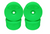 Speedline Plus Truggy Wheels for 1/8 Truggy / GREEN / 4pcs