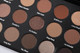 open eye shadow palette with neutral warm shadows
