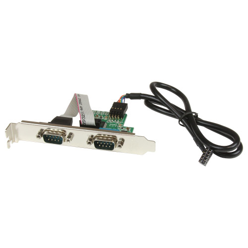 ICUSB232INT2 - StarTech.com ADD TWO RS232 SERIAL PORTS TO ANY SYSTEM WITH AN AVAILABLE USB MOTHERBOARD HEADE