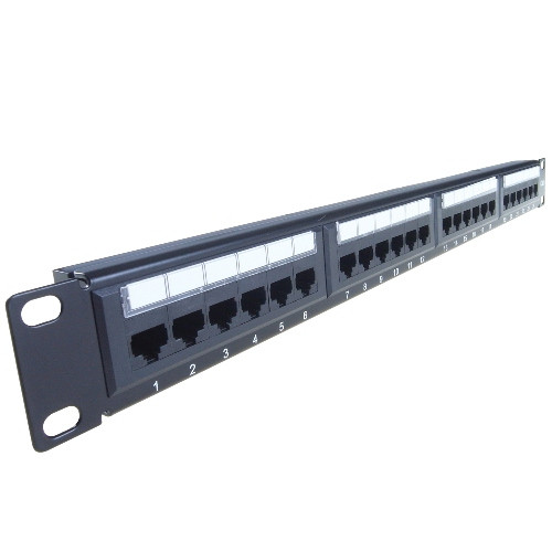 4XRMC6PP24 - 4XEM 24PORT CAT6 CAT5 PATCH PANEL 1U