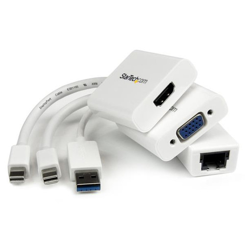 MACAMDPGBK - StarTech.com CONNECT YOUR MACBOOK AIR TO A BOARDROOM DISPLAY (HDMI OR VGA) AND A WIRED GIGABI