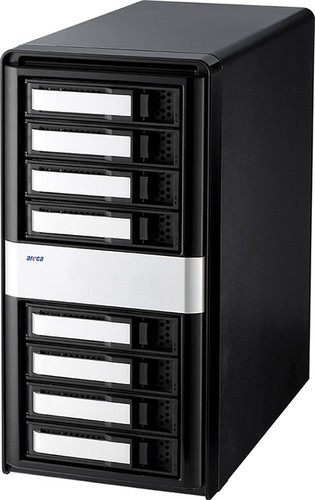 4038-8 - Areca 8-BAY SAS 12GB TOWER JBOD SUPPORT 4X 12GB/S SFF-8644 AND EXPANSION CONNECT