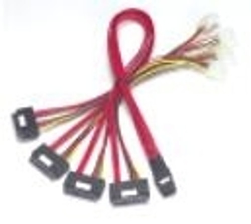 CABMS2SF10 - Promise Technology CABLE: INTERNAL MINI-SAS (SFF-8087) TO SAS X4 FAN-OUT CABLE (SFF-8482) + POWER W