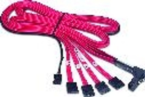 CABRA2FN10 - Promise Technology CABLE: INTERNAL RIGHT ANGLE MINI SERIAL ATTACHED SCSI (SAS) X4 (SFF-8087) TO (4)