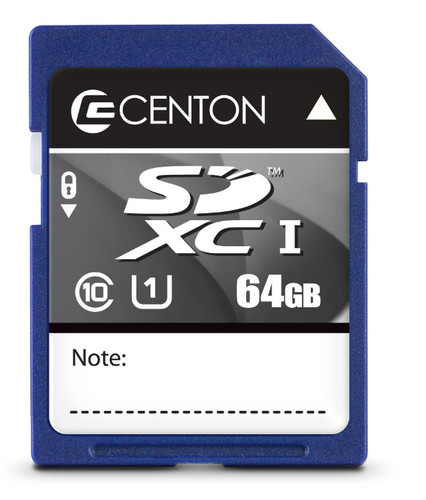 S1-SDXU1-64GTAA - Centon CENTON TAA COMPLIANT SDXC CARD - UHS1, 64GB