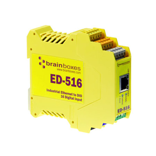 ED-516 - Brainboxes ETHERNET TO 16 DIGITAL INPUTS