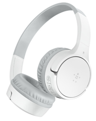 AUD001BTWHCS - Belkin SOUNDFORM KIDS HEADPHONES, WHITE W/ CASE