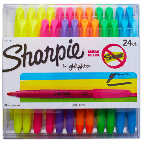 1761791 - DYMO 24CT SHARPIE ACCENT ASSORTED