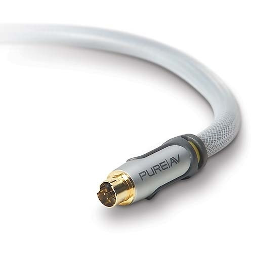 AV51100-04 - Belkin BELKIN COMPONENTS - BELKIN PURE AV SILVER SERIES - VIDEO CABLE - S-VIDEO - 4 PIN