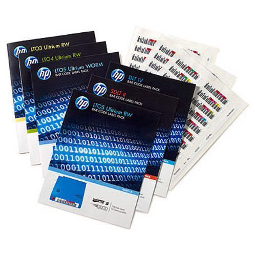 Q2013A - HP LTO-6 ULTRIUM RW BAR CODE LABEL PACK