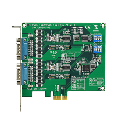 PCIE-1604C-AE - IMC Networks 2-PORT RS-232 PCI EXPRESS COMMUNICATION CARD W/SURGE AND ISOLATION