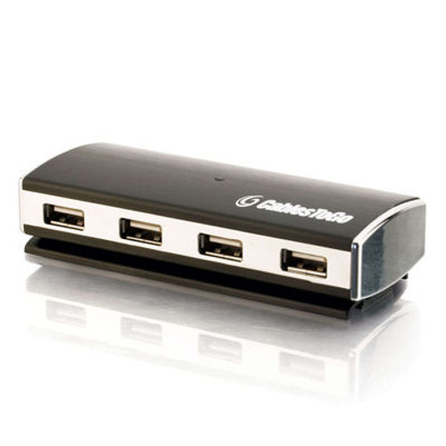 29508 - C2G 4-PORT USB HUB FOR CHROMEBOOKS, LAPTOPS, AND DESKTOPS-USB 2.0 ALUMINUM HUB-A