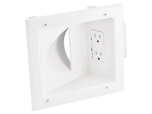 8475 - Monoprice LOW VOLTAGE MEDIA WALL PLATE W/ DUPLEX