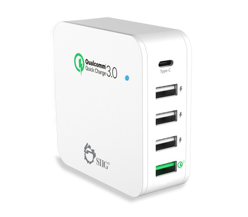 AC-PW1724-S1 - Siig 5PORT SMART USB CHARGER PLUS