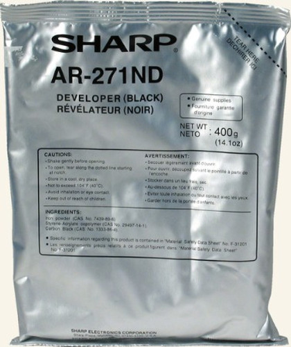 AR271ND - Sharp SHARP BLACK DEVELOPER FOR USE IN AR235 AR275 ARM208 ARM208N ARM236 ARM237 ARM257