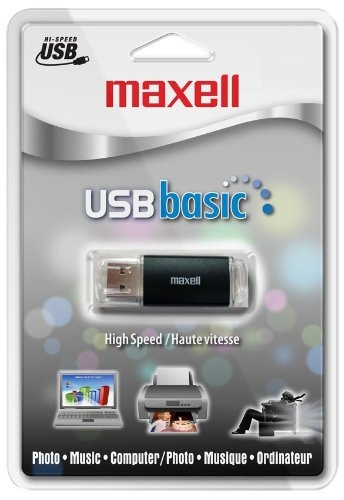 503001 - Maxell 4GB USB BLACK BASIC USB-104BL