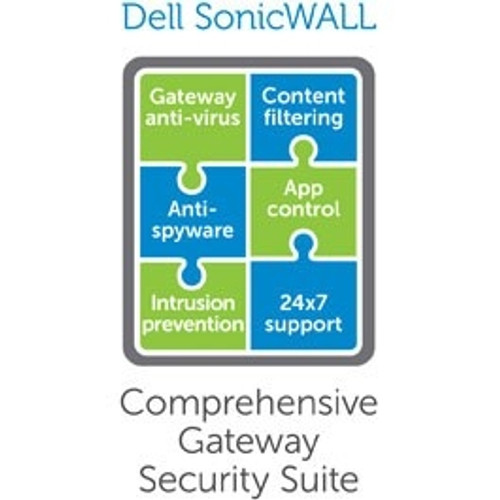 01-SSC-0489 - SonicWall COMPREHENSIVE GTW SEC STE BDL FOR TZ500