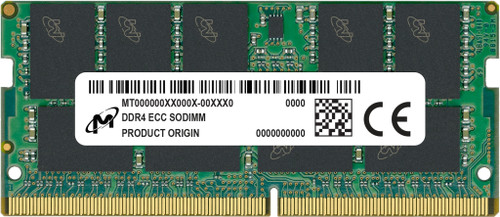 MTA18ASF4G72HZ-3G2B2R - Micron 32GB DDR4 ECC SODIMM 2RX8 3200