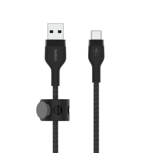 CAB010BT1MBK - Belkin USB-A TO USB-C, BRAID SIL, 1M, BLK