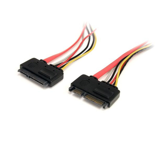 SATA22PEXT - StarTech.com EXTEND SATA POWER AND DATA CONNECTIONS BY UP TO 1FT - 1FT SATA EXTENSION CABLE -