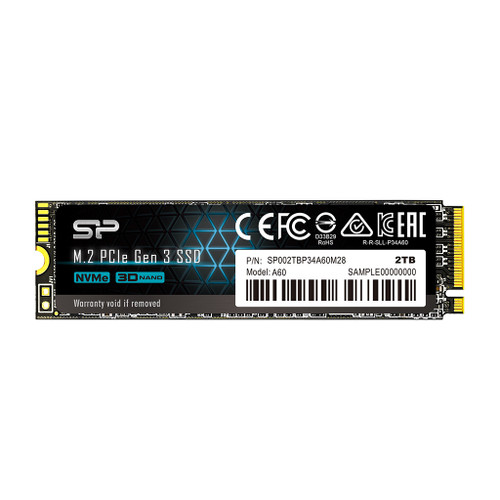 SP002TBP34A60M28 - Silicon Power 2TB A60 NVME M.2 PCIE GEN3X4 2280