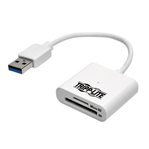 U352-06N-SD - Tripp Lite USB 3.0 SUPERSPEED SD/MICRO SD MEMORY CARD MEDIA READER WITH 6 BUILT-IN CABLE