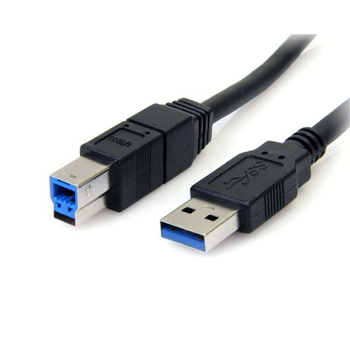 USB3SAB6BK - StarTech.com 6 FT BLACK SUPERSPEED USB 3.0 CABLE A TO B - M/M