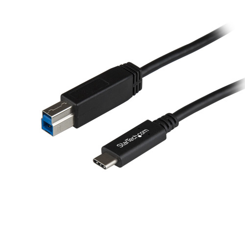 USB31CB1M - StarTech.com CONNECT USB 3.1 OR 3.0 USB-B DEVICES TO YOUR USB-C HOST - 3 FT USB 3.1 CABLE - 1