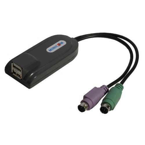 0DT60002 - Tripp Lite MINICOM PS2 TO USB CONVERTER FOR KVM SWITCH EXTENDER TAA GSA
