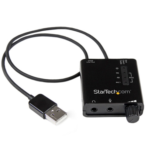 ICUSBAUDIO2D - StarTech.com ADD AN SPDIF DIGITAL AUDIO OUTPUT AND STANDARD 3.5MM AUDIO/MICROPHONE CONNECTION