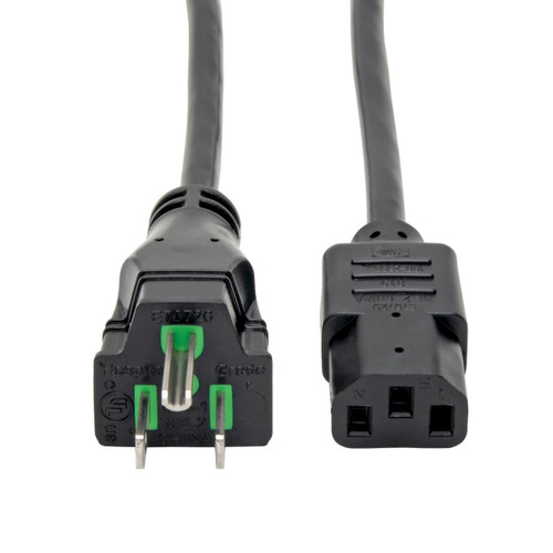 P006-015-HG10 - Tripp Lite 15FT COMPUTER POWER CORD HOSPITAL MEDICAL CABLE 5-15P TO C13 10A 18AWG