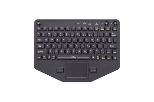 BT-80-TP-UK - IKEY BLUETOOTH-COMPATIBLE KEYBOARD WITH TOUCHPAD WITH UK KEYBOARD OVERLAY