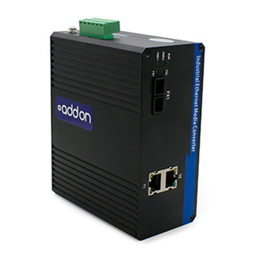 ADD-IFMC-FX-1SC2 - AddOn Networks ADDON 2 10/100BASE-TX(RJ-45) TO 1 100BASE-FX(SC) MMF 1310NM 2KM INDUSTRIAL MEDIA