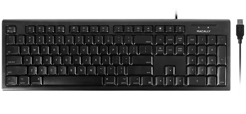 QKEYB - MacAlly 104KEY BLACK FULL SIZE USB