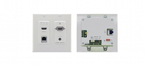 Kramer Electronics THE WP-5VH2 ACCEPTS AND HDMI AND PC GRAPHCS VIDEO INPUT, AN ETHERNET SIGNAL, SER