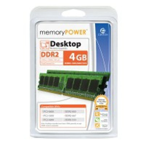 Centon CENTON PC2-6400 (800MHZ) DUAL CHANNEL DDR2 DIMM MEMORY 4GB KIT : 4GBDDR2KIT800