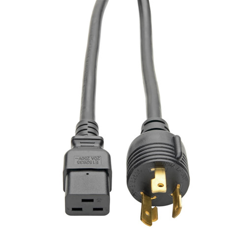 P040-012-P30 - Tripp Lite 12FT POWER CORD CABLE L6-30P TO C19 HEAVY DUTY 20A 12AWG